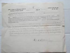 UNA (1) 2 OTTOBRE 1848 RAPPRESENTAZIONE GUARDIANA, LIMERICK MAINE, FIGLI GOODWIN - Foto 1 di 3