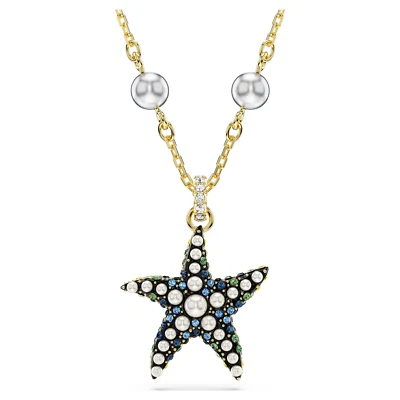 Colgante Idylia Perlas de Cristal, Estrella de Mar, Multicolor, Chapado en Oro 5684116 Foto 1 de 4