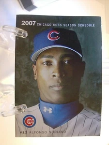 2007 Chicago Cubs Baseball Pocket Schedule (Sch0195) - Picture 1 of 2