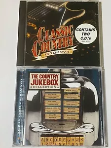 TIME LIFE MUSIC Classic Country 1970-1974 2 CD NEW +BONUS Jukebox Collection SET - Picture 1 of 2