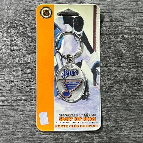 2003 ST. LOUIS  BLUE Keychain Highland And Glen Sealed in Package NHL Hockey Cover