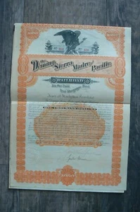 1889 Deming Sierra Madre & Pacific Railroad Company Aktien-/Anleihezertifikat - Bild 1 von 3