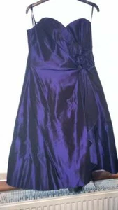 Purple & black prom dress size 12 - Picture 1 of 2