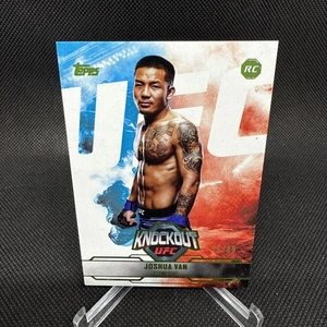 2025 Topps Knockout UFC Joshua Van Rookie Green Base /99 #11 - Picture 1 of 2