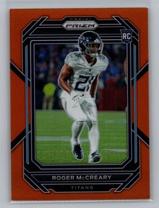 2022 Panini Prizm Roger McCreary Tennessee Titans Orange /249 Rookie #382 9390 - Picture 1 of 2