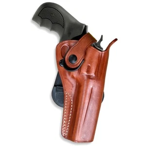 Leder Paddel OWB Revolver Holster mit Haltegurt passt S&W Performance... - Bild 1 von 8