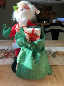 Annalee Weihnachtsmann Weihnachtspuppe ohne Pfeife & Geschenktüte groß 1996 ca. 20 Zoll - Bild 1 von 6
