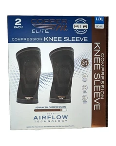 Copper Fit Elite Compression Knee Sleeve, 2 Pack (Large/X-Large) - Picture 1 of 5