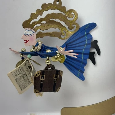Рождественское украшение Karen Rossi Silvestri Fanciful Flight Travel туристическое летающее - Изображение 1 из 4
