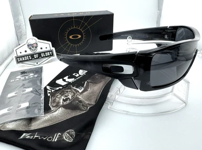 OAKLEY BATWOLF BLACK INK W/ BLACK MIRROR AFTERMARKET POLARIZED SUNGLASSES OO9101 - Image 1 of 4