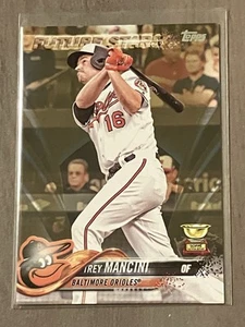 Trey Mancini 2018 Topps GOLD Variation SP Parallel Rookie Gold Cup Card. - Picture 1 of 2