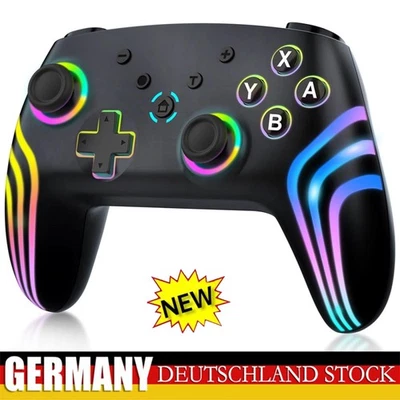 Wireless Pro Controller für Switch/Switch 2/Lite Gamepad mit 7 Farbwechselnde - Bild 1 von 4