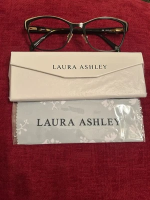 LAURA ASHLEY GRACE 1 TINTA NEGRO TORTUGA ORO 52-17-135 FLEX BISAGRA GAFAS FA15 Foto 1 de 4