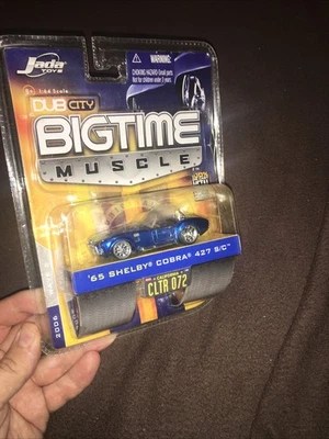 Jada Dub City Wave 6 Bigtime Muscle 1965 Shelby 65 cobra 427 S/C Blue # 072 — 第 1/4 张图片