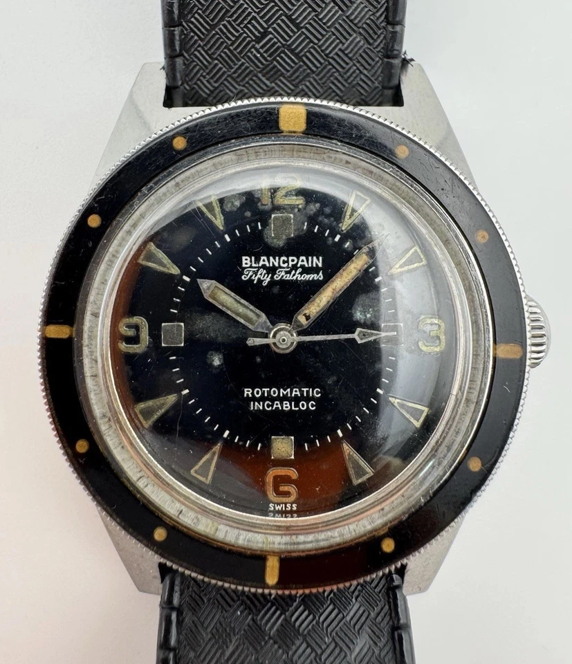 Reloj de buceo Blancpain Fifty Fathoms Rotomatic Incabloc vintage Foto 1 de 4