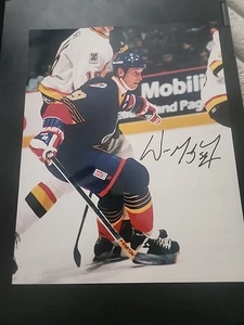 Foto autografiada de Wayne Gretzky 8x10 - azul - Imagen 1 de 1