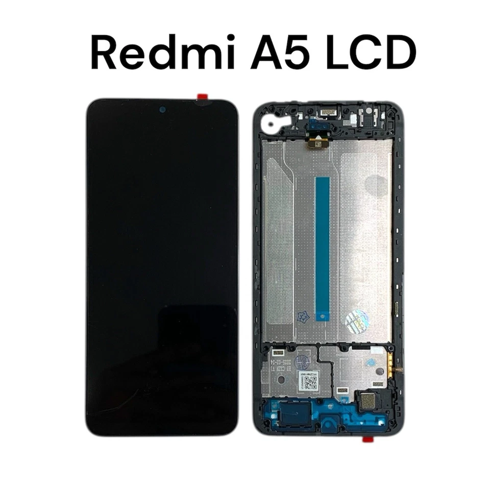 Xiaomi Redmi A5 4G (25028RN03L) LCD Display Assembly + Frame OEM Big Glass Black