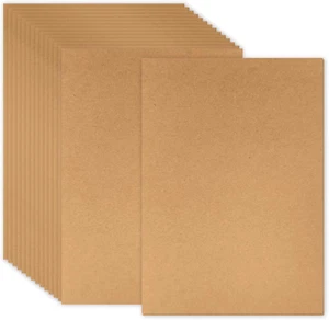 50 Sheets Brown Kraft Cardstock 4 X 6 Inch Thick Paper, Brown Smooth Card Stock - Picture 1 of 7