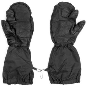 Schweizer Militär Arktis Leder Palm Trigger Finger Fäustlinge, Größe M, kostenloser Versand - Bild 1 von 4