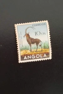 SD)1953, ANGOLA, ANGOLAN WILDLIFE, GIANT SABLE ANTELOPE, MINT - Picture 1 of 1