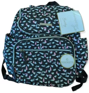 Bananafish Studio Everley All Over Print Backpack Diaper Bag NEW With Tags - Foto 1 di 4