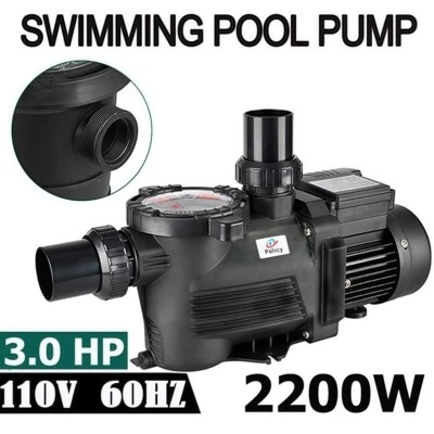 3.0 HP For Hayward Swimming Pool Pump Motor w/Strainer Generic In/Above Ground - Image 1 of 4