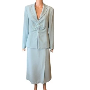 Jones Wear Womens 3 Piece Career Special Occasion Suit Size 8 Preppy Minimalist - Picture 1 of 9