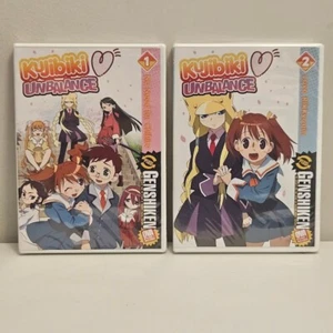 Kujibiki Unbalance Vol 1 & 2 No Need For Chihiro Love Rikkyouin Anime DVD New - Picture 1 of 2