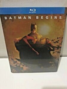 Batman Begins Blu-Ray Best Buy Exclusive Limited Edition Steelbook New & Sealed+