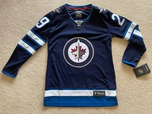 Winnipeg Jets Women's XS NHL Jersey Blue #29 (any name) New w tags - Picture 1 of 7