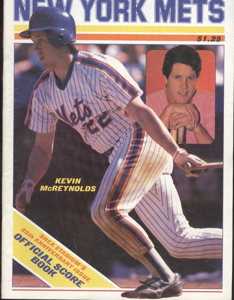 1988 Mets vs Cardinals Program: Kevin McReynolds on cover - Image 1 of 1