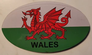 WALES Flagge- ovaler MAGNET (OVP) - Bild 1 von 1