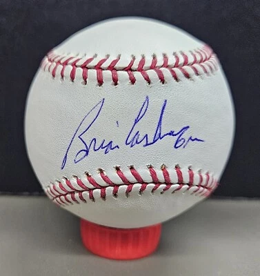 Brian Cashman YANKEES GM Autographed SS Official OMLB baseball- Future HOF - Image 1 of 3
