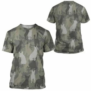 French Bulldog 3D All Over Print T-shirt Gift for Men and Women - Picture 1 of 4