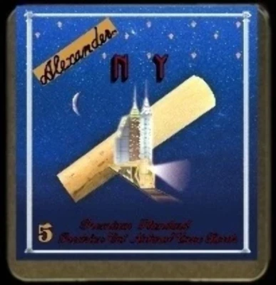 Alexander N.Y. Alto Sax Reeds - 5 Per Box
