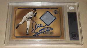 DON SUTTON LOS ANGELES DODGERS SIGNED UPPER DECK HOF JERSEY CARD SLABBED CERT - Picture 1 of 3