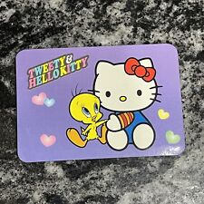 Hello Kitty Wallet Size Magnetic Address Book Sanrio Vtg Tweety Collaboration 04