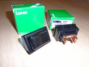 Triumph STAG ** WINDOW LIFT SWITCH PAIR ** NEW 150655 - LUCAS !! - Picture 1 of 7
