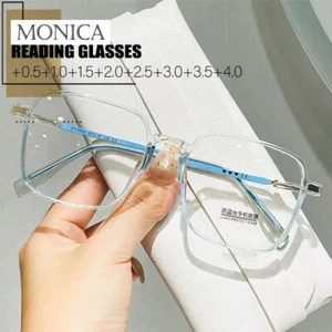 Occhiali con montatura trasparente - Occhiali da lettura anti luce blu occhiali unisex 1p - Foto 1 di 20