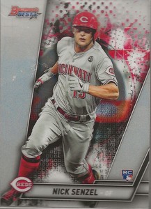 2019 Bowman's Best Nick Senzel #12 RC Rookie