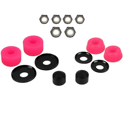 DIME BAG HARDWARE Skateboard Truck Rebuild Kit 90A Bushings Washers Pivot Cups Nuts For 2 Trucks