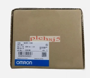 New Omron NJ501-1340 CPU UNIT NJ5011340 Programmable Controller - Picture 1 of 5