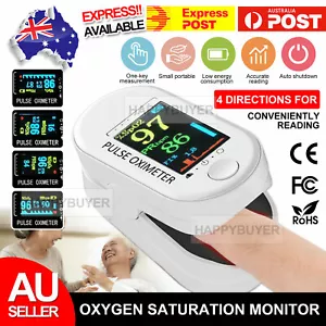 Oximeter Oxygen saturation monitor digital finger pulse home SpO2 oxymeter - Picture 1 of 9