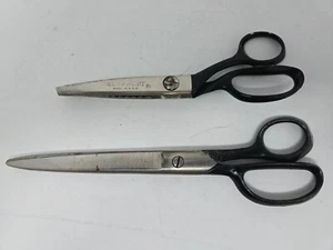Vintage Zackenschere + Schere Kleencut Made in USA Lot 2 sehr scharf selten Rarität - Bild 1 von 4