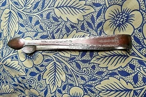 Antique Georgian Sheffield Plate Sugar Tongs  - Picture 1 of 4