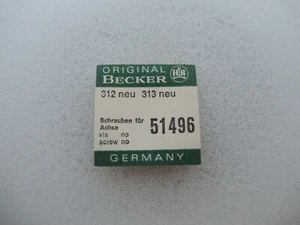 Rotorschraube für HB Becker 312 (neu), 313 (neu), rotor screw, part 51496 - Bild 1 von 2