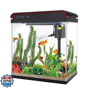 5 Gallon Betta Fish Tank Starter kit, Self-Cleaning Small Fish Tank Glass Aqu - Picture 1 of 5