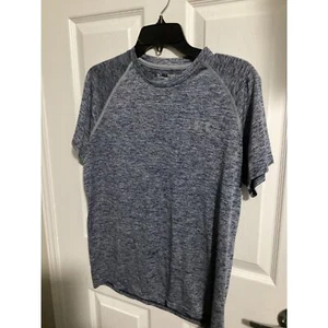 Hombre Under Armour Heatgear SM Camiseta Azul - Imagen 1 de 1