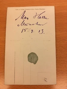 Autogrammkarte von Max Halbe - Bild 1 von 1