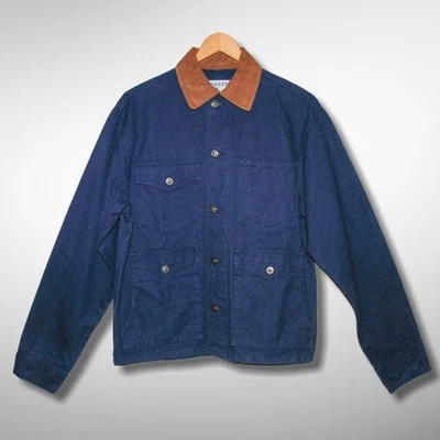 SCHAEFER Outfitter sz Medium Style 309 Blue Brush Jacket Ranch Barn Chore Coat - Image 1 of 4